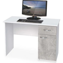 Genomax Buro 3 Beton Γραφείο Ξύλινο 110x59x75cm
