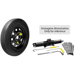 ΡΕΖΕΡΒΑ ΣΙΔΕΡΕΝΙΑ 125/80-16 ΚΑΡΕ 4x100 ΚΕΝΤΡΟ 60mm NO STOP ΚΙΤ ΜΕ ΓΡΥΛΟ & ΜΠΟΥΛΟΝΟΚΛΕΙΔΟ & ΤΣΑΝΤΑ LAMPA - 1 τεμ