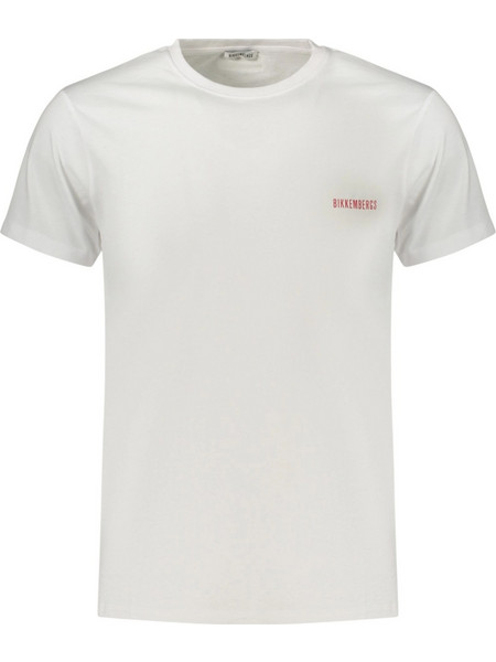Bikkembergs - Ανδρικό T-shirt Κοντομάνικο BKK3MTS04-WHITE Λευκό