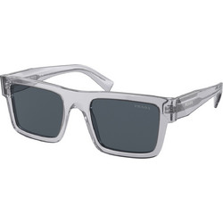 Prada PR19WS U430/9T Γυναικεία Γυαλιά Ηλίου Τετράγωνα Κοκάλινα Διαφανές με Μαύρο Polarized Φακό
