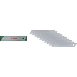 Bosch Set 10 Snap-off Blades 18 Mm High-quality Sk5 Steel 7 Snap-off Segments Storage Case 1600A032US