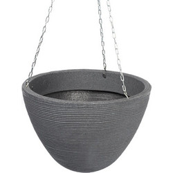 Κρεμαστή Γλάστρα Gardalux 33 x 25 cm Grey Y54192390
