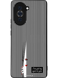 Sonique Stripe Stories Series Back Cover Black Eye on You (Huawei Nova 10)