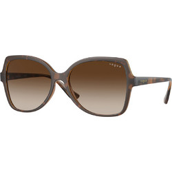 Vogue VO5488S 2386/13 Γυναικεία Γυαλιά Ηλίου Πεταλούδα Κοκάλινα Ταρταρούγα με Καφέ Degradee Φακό
