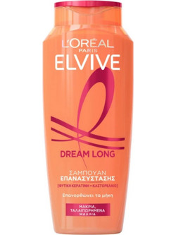 L'Oreal Paris Elvive Dream Long Σαμπουάν Κερατίνης για Επανόρθωση για Ταλαιπωρημένα Μαλλιά 400ml