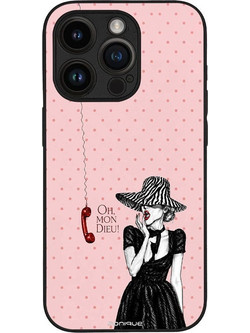 Sonique Diva Series Back Cover με Σχέδιο «Oh, Mon Dieu» (iPhone 14 Pro)