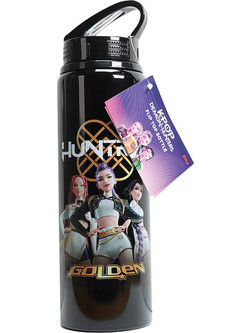 K-Pop Demon Hunters Bottle - Flip Top - Golden
