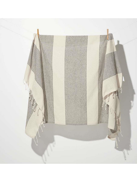 Pennie Kalea Ρίγες Παρεό Βαμβακερό με Κρόσσια 170x90cm 380281-01 ref10308003