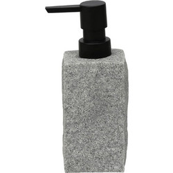 Δοχείο Κρεμοσάπουνου Polyresin Grey MRShome (60 Μήκος x 170 Ύψος x 60 Πλάτος) 1Τεμ