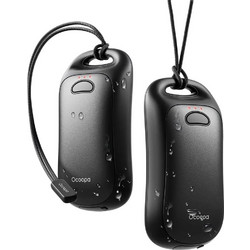 Ocoopa - Hand Warmer UT4 Urban (UT3061-BK) - USB-C, IP45, Ρυθμιζόμενη Θερμότητα, Μαγνητικό, με Λουράκι, 2x 3000mAh - Μαύρο