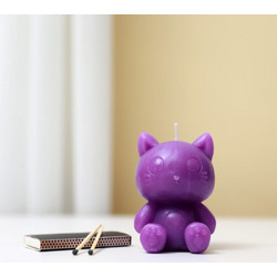 itotal Κεριά XL3306 Assorted Cats (Lavender Scent Purple)
