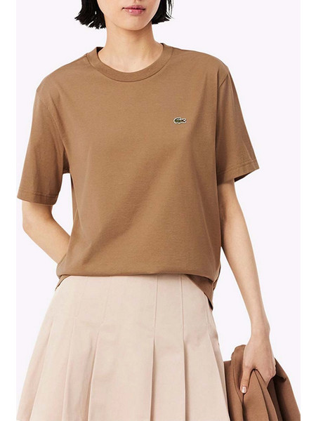 LACOSTE ΜΠΛΟΥΖΑ ΚΜ TEE-SHIRT SS 3TF7215-SIX SandyBrown