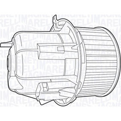 Magneti Marelli 069412704010 - ΒΕΝΤΙΛΑΤΕΡ ΕΣΩΤ.ΧΩΡΟΥ CITROEN C3 II - 09.2016