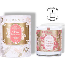 Durance Scented Candle Αρωματικό Κερί Sparkling Holly με Ξύλινο Φυτίλι 280gr