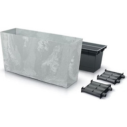 Ζαρντινιέρα γκρι beton effect Y40,6x77x23,5εκ