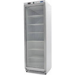 Freezer - 400L - White - with Glass Door