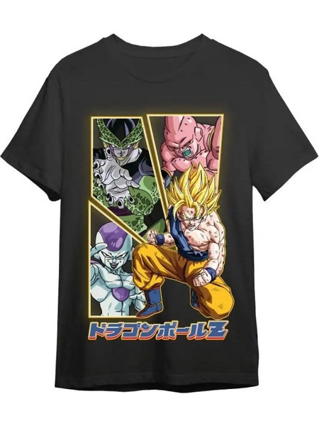 Dragon Ball Z T-Shirt Villains & Goku Black Size M