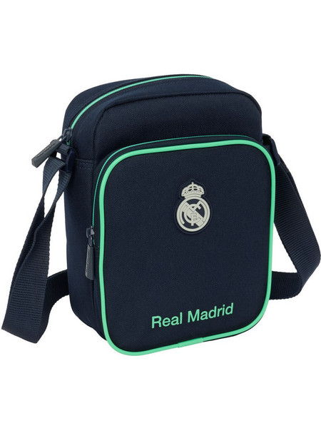 Real Madrid Ανδρική Τσάντα Ώμου / Χιαστί Μαύρη S4313239