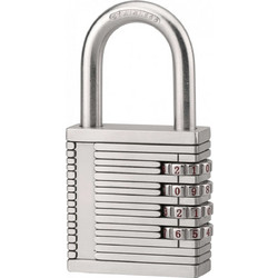 Λουκέτο συνδυασμού inox 50 χιλ. 4 ψηφίων THIRARD (00190069)