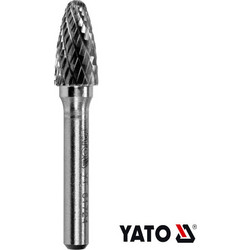 Yato YT-61724 Φρεζακι μεταλλου κωνικό καρβιδίου 10mm με αξονα 6mm
