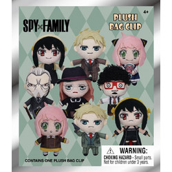Spy x Family - Plush Bag Clip Μπρελόκ (Τυχαίο Περιεχόμενο)
