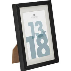 Κορνίζα ξύλ.μαύρη 13Χ18