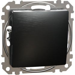 Sedna design & elements διακόπτης μεσαίος Α/Ρ 10AX brushed titanium