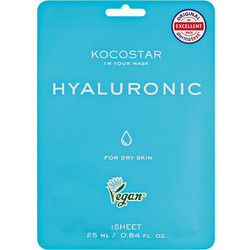 Kocostar Hyaluronic Sheet Μάσκα Προσώπου για Ενυδάτωση με Υαλουρονικό 25ml