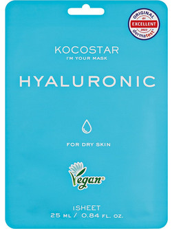 Kocostar Hyaluronic Sheet Μάσκα Προσώπου για Ενυδάτωση με Υαλουρονικό 25ml