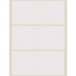 Αυτοκόλλητες Ετικέτες Λευκές No27 100x50mm 40 Φύλλα 3 Ετικέτες ανα φύλλο