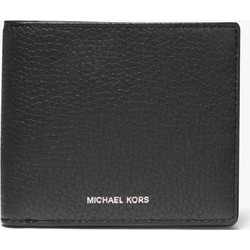 Michael Kors ανδρικό δερμάτινο πορτοφόλι Hudson - 39S0LHDF3L Μαύρο