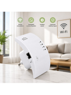 Ενισχυτής σήματος WiFi, Wireless-N, 2,4 GHz, Θύρα LAN
