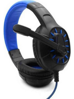 Komc M202 Gaming Headset Over Ear Black Blue