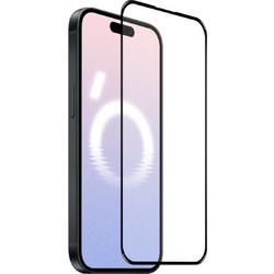 Γυάλινη μεμβράνη για iPhone 16 Pro, πλήρης οθόνη, μαύρες άκρες