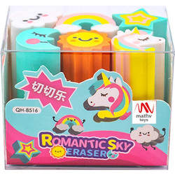 FANCY ΣΕΤ ΜΕ ΓΟΜΕΣ - ROMANTIC SKY UNICORN (QH-8516)