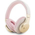 Guess PU 4G Script Ασύρματα Bluetooth Ακουστικά On Ear Ροζ