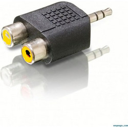 Αντάπτορας AA-043 3.5mm Αρσενικό σε 2 RCA Θυληκά