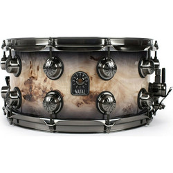 Natal Ταμπούρο Ξύλινο Mappa Burl Snare 13" x 7" Black Smoked GlossΚωδικός: SD-MBB-BS37