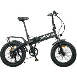 Nilox J4 Σπαστό Ηλεκτρικό Ποδήλατο Πόλης 20" 250W με 7 Ταχύτητες και Δισκόφρενα Μαύρο