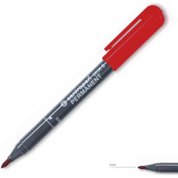 Centropen μαρκαδόρος ανεξίτηλος κόκκινο 2mm