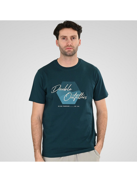 Double T-Shirts with High Density Print TS-9123.A DEEP TEAL