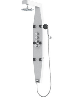 Sanitec A801 - Στήλη Υδρομασάζ 3 Εξόδων Metallic ICE A-801-14