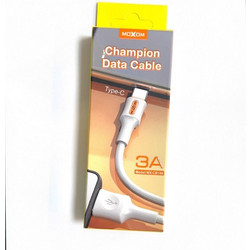 Moxom MX-CB146 Καλώδιο USB-A to USB-C 100m Λευκό