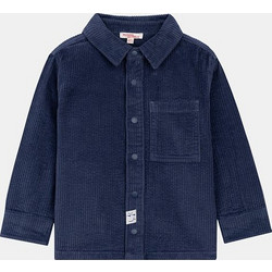 Παιδικό Πουκάμισο για Αγόρια Velvet Shirt ΜΠΛΕ