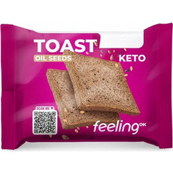 Πρωτεϊνικές Φρυγανιές με Λιναρόσπορο Low Carb FeelingOk 20g (1 μερίδα) - FeelingOk