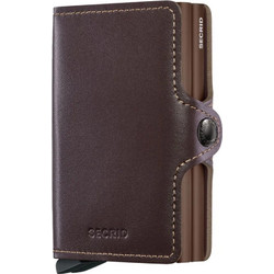 Secrid Twinwallet Original Γυναικείο Πορτοφόλι Chocolate