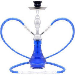 Ναργιλές με δύο σωλήνες Atomic Lining Blue 45cm 0230568 0230568