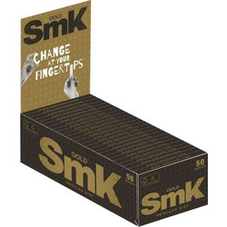 SMK GOLD REGULAR SIZE 60 (πολύ λεπτά) Χαρτάκια Στριφτού (κουτί 50 τεμ) 8414775015879