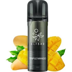 ELFBAR ELFA PRO V2 ΚΑΨΟΥΛΑ 2ml TRIPLE MANGO 20mg νικ. Ανταλλακτικό (μάνγκο) 6941976221584
