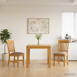 vidaXL Σετ τραπεζαρίας DEVENTER 3 τμχ. Γκρι 90 x 90 x 75 cm